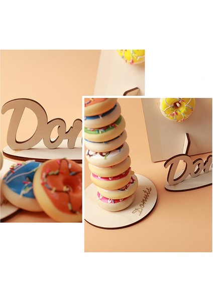 B Kullanışlı Donut Vitrin Dayanıklı Pürüzsüz Yüzey Hafif Çok Sütunlu Donut Teşhir Standı (Yurt Dışından)