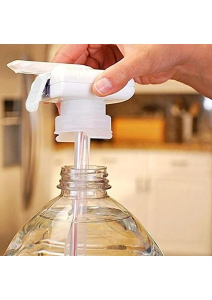 Beyaz Yeni Otomatik Içecek Saman Emme Cihazı Sihirli Musluk Elektrikli Su Süt Içecek Dispenseri Otomatik Pipet Ev Dış Mekan (Yurt Dışından)