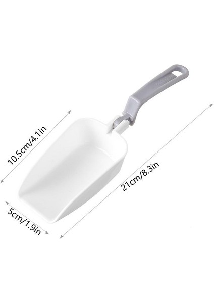 Gri Buz Kepçesi Buz Makinesi Için Katlanabilir Anti Pas Buzdolabı Kepçe Uzun Saplı Yerden Tasarruf Sağlayan Buz Kepçesi Buzdolabı Restoranlar Için (Yurt Dışından) fırsatları