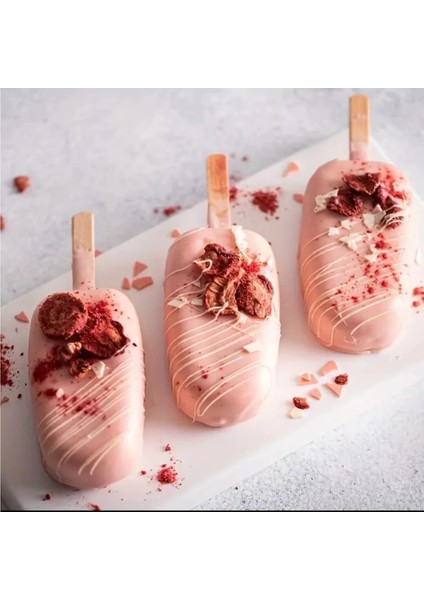 Yeşil 1 Pc Silikon 4 Delik Dondurma Kalıpları Popsicle Kalıp Tatlı Dondurucu Meyve Buzlu Şeker Yapma Makinesi Kalıp Dıy Ev Yapımı Dondurma Kalıp Sopa ile (Yurt Dışından)