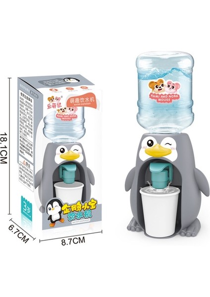 Küçük Penguen Mini Su Sebili Bebek Oyuncak Içme Suyu El Basın Su Şişesi Pompası Soğutucu Gerçekçi Sevimli Çocuk Cosplay Sahne Ev (Yurt Dışından)