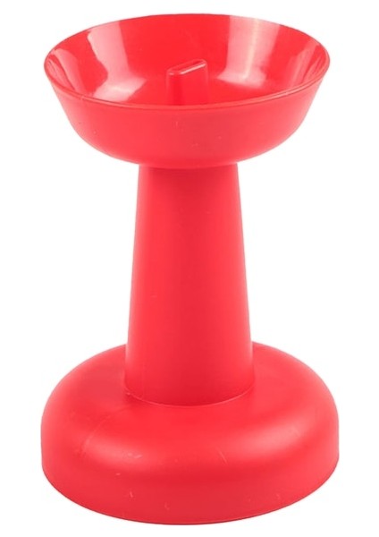 Çocuklar Için Kırmızı Ev Plastik Damlama Koruması Pratik Hafif Koni Popsicle Tutucu Çift Uçlu Dayanıklı Dondurma Braketi Anti-Akış (Yurt Dışından)