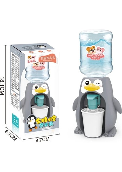 Küçük Penguen Mini Su Sebili Bebek Oyuncak Içme Suyu El Basın Su Şişesi Pompası Soğutucu Gerçekçi Sevimli Çocuk Cosplay Sahne Ev (Yurt Dışından)