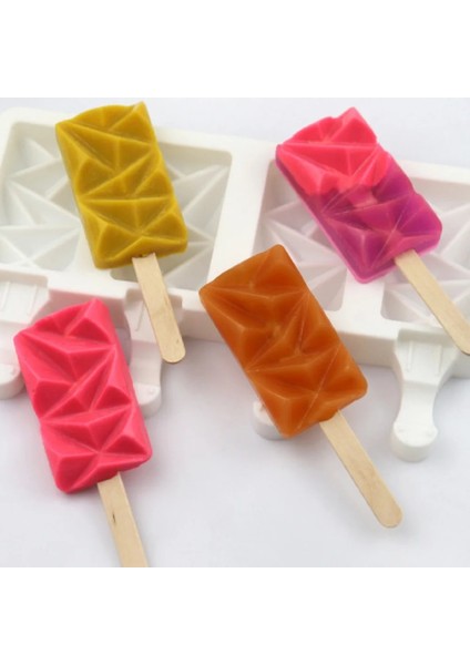 Tip 4 Dondurma Kalıpları Silikon Popsicle Kalıp Freeze Dondurma Yapma Makinesi Dıy Tatlı Kalıp Formu Popsicle Kalıp Cakesicle Kalıp Araçları (Yurt Dışından) modelleri