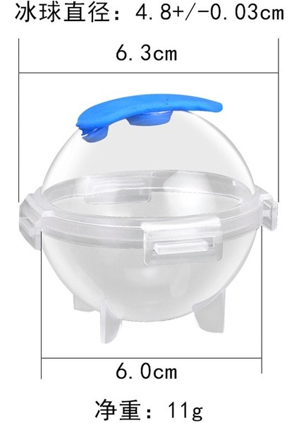 4 Izgaralar 5 cm Dıy Dondurma Yapma Makinesi Plastik Buz Kalıp Viski Buz Kalıbı Bar Için Yuvarlak Top Buz Küpü Moldtool Mutfak Gadget Aksesuarları (Yurt Dışından)