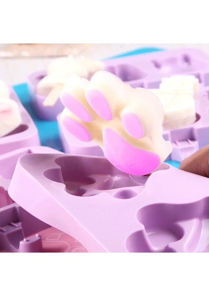 10 Adet Sopa Silikon Dondurma Kalıp Yeniden Kullanılabilir Buzlu Şeker Kalıpları Dıy Ev Yapımı Sevimli Karikatür Dondurucu Meyve Suyu Buz Pop Maker Kalıp Buz Kalıbı (Yurt Dışından) indirimleri