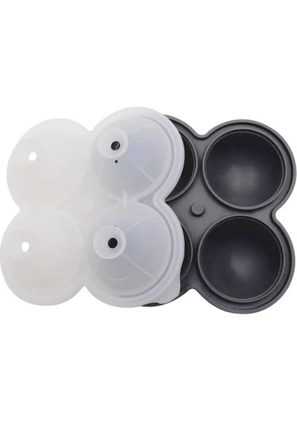 Buz Küresı B Buz Topu Makinesi Silikon 3D Büyük Büyük Yuvarlak Küre Yüksek Top Buz Şekli Küp Kalıp Tepsisi Viski Için (Yurt Dışından)