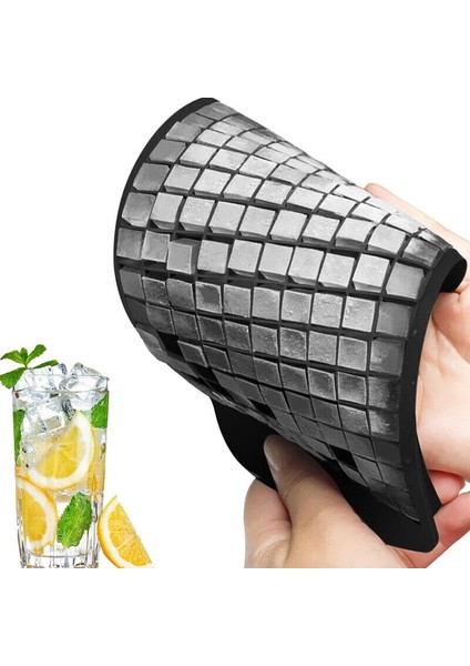 Yeşil 160 Izgara Silikon Buz Kalıbı Mini Kare Ezilmiş Küçük Buz Küpü Makinesi Silika Jel Kalıp Kalıp Mutfak Alet Bar Aksesuarları Araçları (Yurt Dışından) fiyatları