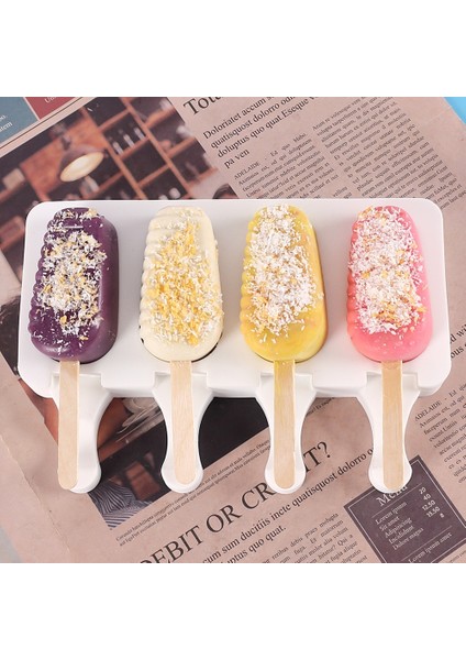 E Yeni Silikon Dondurma Kalıp Dıy Aşk Oval Karikatür Popsicle Pasta Çikolata Cameo Kalıp Yaz Buz Küpü Yapma Seti Mutfak Gereçleri (Yurt Dışından) fırsatları