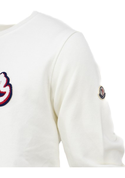 Erkek Mevsimlik Monch Pamuklu Kumaş İki Iplik Sweatshirt Logolu Model Regular Fit fırsatları