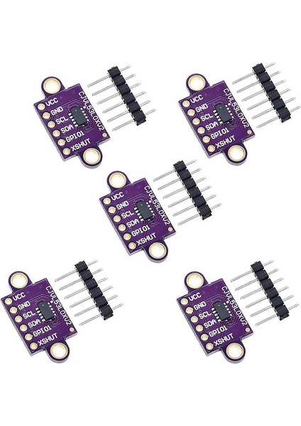 Koyu Gri VL53L0X Uçuş Süresi Tof Aralığı Sensörü Koparma 940NM GY-VL53L0XV2 Mesafe Modülü I2C Iıc (Yurt Dışından)