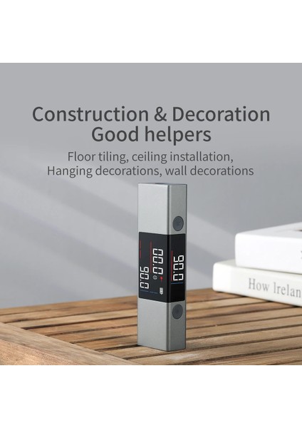 Holde Duka Atuman Lı1 Lazer Döküm Enstrüman Açı Ölçer Ölçü Aletleri Iletki Dijital Inklinometre Çift Taraflı Hd Ekran Xiaomi (Yurt Dışından) fırsatları