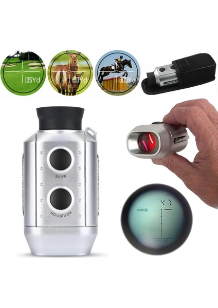 Gümüş Golf Uzaklık Ölçer 1000 Metre Dijital 7x Mesafe Bulucu Teleskop Monoküler Uzaklık Ölçer Avcılık LCD Uzaklık Ölçer Ölçüm Aracı (Yurt Dışından) indirimleri