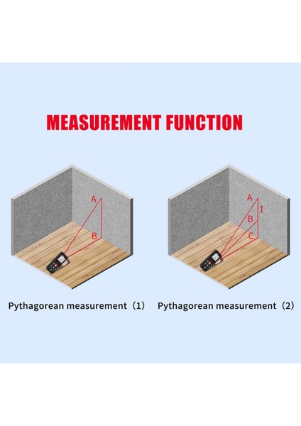 0-60 M 40/60/80/100 M Lazer Mesafe Ölçer Bant Çok Yönlü Ölçüm Aracı Dijital Lazer Uzaklık Ölçer El Cetvel Cihazı (Yurt Dışından) modelleri