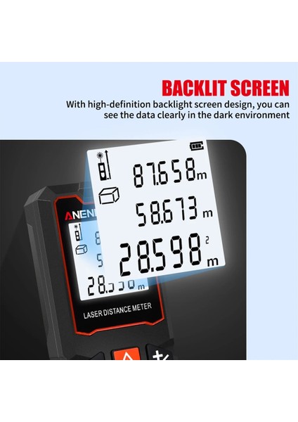 0-60 M 40/60/80/100 M Lazer Mesafe Ölçer Bant Çok Yönlü Ölçüm Aracı Dijital Lazer Uzaklık Ölçer El Cetvel Cihazı (Yurt Dışından) fırsatları