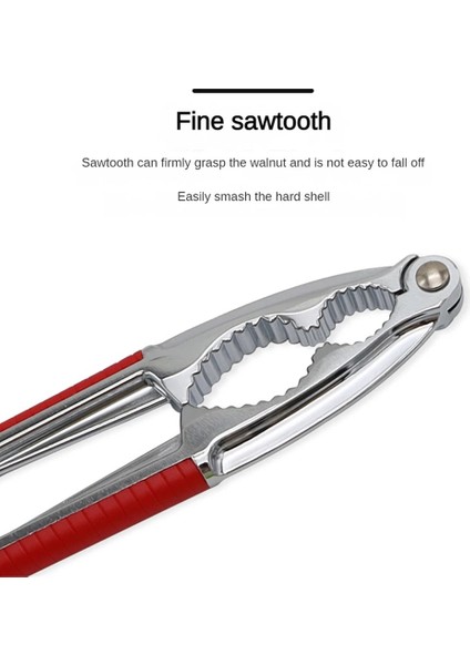 Kırmızı Opp Torba Ev Fındıkkıran Çok Yönlü Tart Aşınmaya Dayanıklı Su Geçirmez Çinko Alaşım Klip Ceviz Soyucu Ceviz ve Cevizli Fındık Kurabiye (Yurt Dışından) modelleri