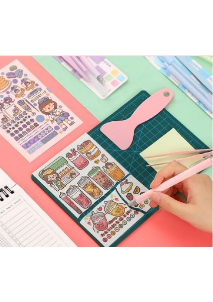 Scrapbook, Scrapbooking Sticker Cımbız Seti - Çıkartma - Washi Bant -Sticker-Bullet Journal