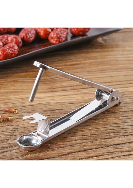 Koyu Gri Yeni 5 '' Kiraz Meyve Mutfak Pitter Sökücü Zeytin Tarağı Tohumu Kaldırmak Çukur Aracı Kesici Ekme Dilimleme Paslanmaz Çelik Bıçak Alet (Yurt Dışından) modelleri