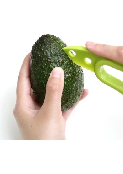 Yeşil ve Turuncu 1/2 3 In 1 Avokado Dilimleyici Tart Tereyağı Meyve Soyucu Kesici Hamuru Ayırıcı Plastik Bıçak Mutfak Sebze Araçları Mutfak Aletleri (Yurt Dışından) modelleri