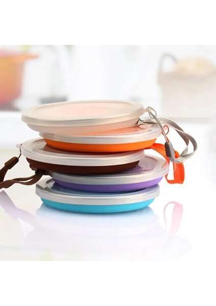 Mavi 270ML 270ML Katlanır Gıda Sınıfı Su Bardağı Seyahat Silikon Geri Çekilebilir Katlanır Su Bardağı Renkli Taşınabilir Açık Kahve Gargara Bardağı (Yurt Dışından)