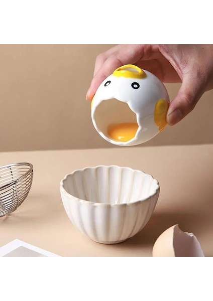 Pembe Tavuk Yumurta Ayırıcı Seramik Mini Sevimli Tavuk Tasarım Şekilli Yumurta Beyazı ve Sarısı Ayırıcı Mutfak Pişirme Ev Aksesuarları Için (Yurt Dışından) indirimleri