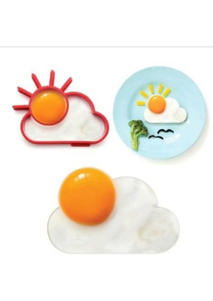 Gülümseme Yüz Kahvaltı Omlet Kalıp Silikon Yumurta Gözleme Halka Şekillendirici Pişirme Aracı Dıy Mutfak Aksesuarları Gadget Plastik Yumurta Ayırıcı (Yurt Dışından)
