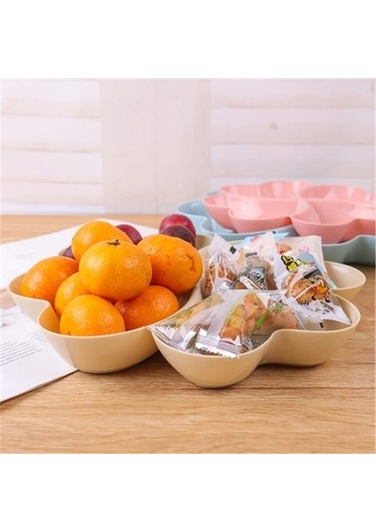 S Pembe Yaratıcı Kalp Şekli Şeker Aperatifler Fındık Tohumları Kuru Meyveler Plastik Tabaklar Yemekleri Kase Kahvaltı Tepsisi Ev Mutfak Malzemeleri (Yurt Dışından) fırsatları