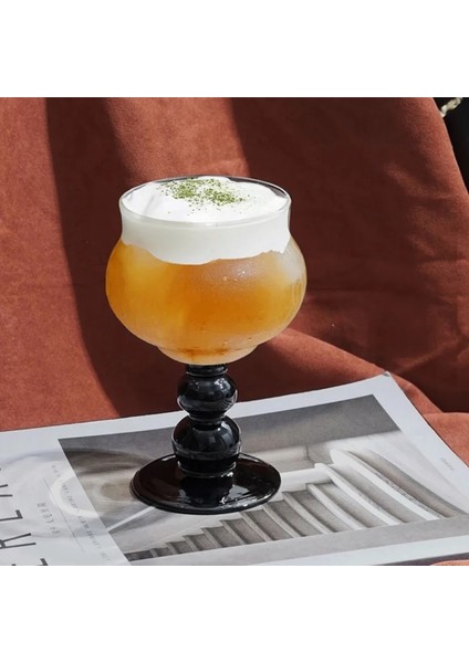 B 400 ml Kadeh Cam Şeffaf Kahve Fincanı Drinkware Su Şişesi Çay Kupaları Süt Suyu Şarap Konteyneri Isıya Dayanıklı Su Bardağı (Yurt Dışından)