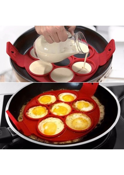 Bir Yumurta Gözleme Yapımcısı Yapışmaz Pişirme Aracı Yuvarlak Kalp Gözleme Yapımcısı Yumurta Pişirici Tava Çevirme Yumurta Halka Kalıp Mutfak Pişirme Omlet Kalıp (Yurt Dışından) fiyatları