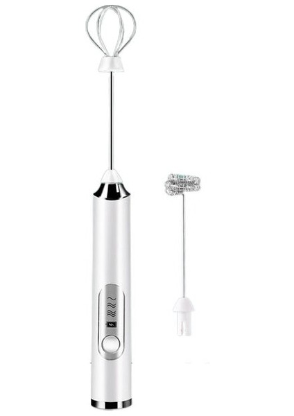 B Süt Köpürtücü El Blender USB Elektrikli Mini Kahve Makinesi Kahve Cappuccino Krem Mutfak Aletleri Için Çırpma Mikser (Yurt Dışından)