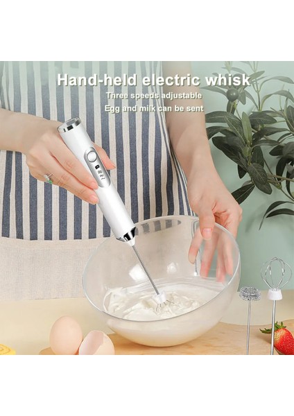 B Süt Köpürtücü El Blender USB Elektrikli Mini Kahve Makinesi Kahve Cappuccino Krem Mutfak Aletleri Için Çırpma Mikser (Yurt Dışından)
