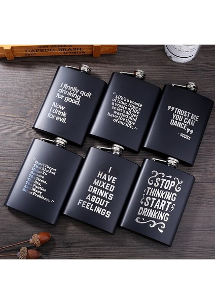 Tasarım T 8 Oz Ons Siyah Mat Metal Hediye Paslanmaz Çelik Cep Şişesi Flagon Alkol Şişesi Viski Votka Lazer Kazınmış Logo Özel Yapılmış (Yurt Dışından) fiyatları