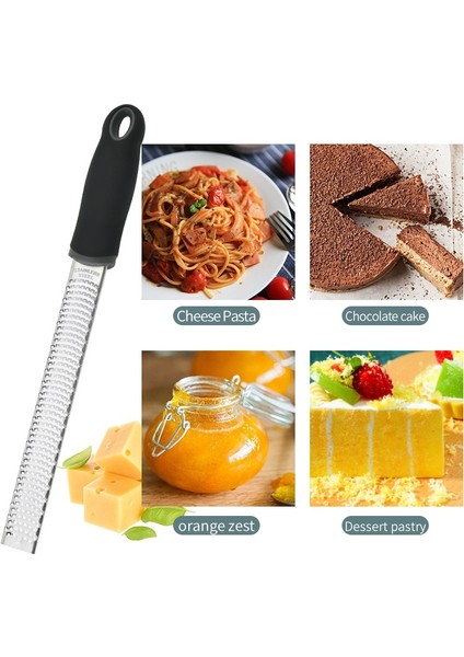 Rd Peynir Rendesi ve Limon Zester, Koruma Kapaklı - Kaymaz Saplı Paslanmaz Çelik Mutfak Rende Dilimleyici, Bulaşık Makinesinde Yıkanabilir (Yurt Dışından) indirimleri