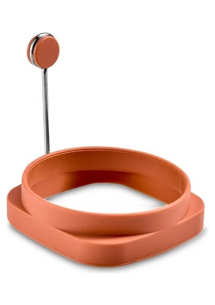 02 Silikon Çift Taraflı Yumurta Aracı Kahvaltı Yumurta Kalıp Saplı Kare Dairesel Çift Amaçlı Krep Makinesi Mutfak Aksesuarları (Yurt Dışından)