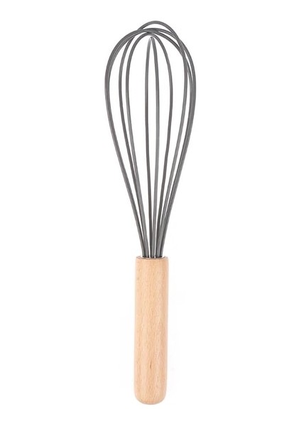 Manuel Yumurta Çırpıcı Ahşap Saplı Silikon Mikser Yumurta Çırpıcı Çırpma Mutfak Aletleri Yumurta Krem Karıştırma Mutfak Pişirme Pasta Araçları (Yurt Dışından)