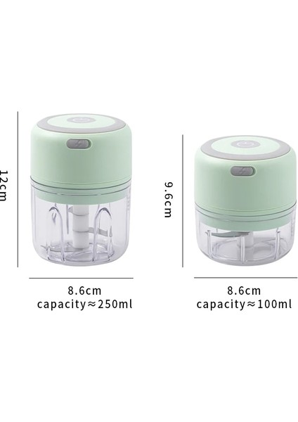 Beyaz Set 100/250 ml Mini Elektrikli Sarımsak Kıyıcı USB Şarj Zencefil Et Ezici Makinesi Biber Kıyıcı Basın Ezici Makinesi Mutfak Aracı (Yurt Dışından) modelleri