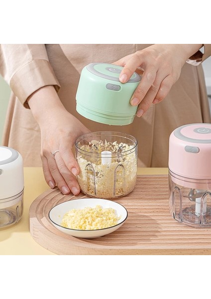 Beyaz Set 100/250 ml Mini Elektrikli Sarımsak Kıyıcı USB Şarj Zencefil Et Ezici Makinesi Biber Kıyıcı Basın Ezici Makinesi Mutfak Aracı (Yurt Dışından) indirimleri