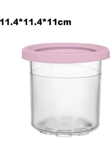 Pembe Dondurma Kapları 4'lü Paket NC299AMZ ve NC300S Serisi ile Uyumlu Ninja Creami Dondurma Makineleri Yeniden Kullanılabilir Bpa Içermez (Yurt Dışından)