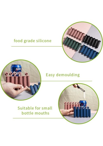 01 Silikon Uzun Buz Çubuğu Kalıp Kola Viski 6 Izgaralar Icicle Maker Kalıpları Küçük Buz Çubuğu Küp Kalıpları Bira Kutusu Şişe Soğutma (Yurt Dışından) fırsatları