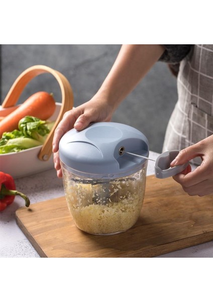 900 ml 900/500 ml Sarımsak Kıyıcı Manuel Döndür Sebze Kesici Kıyıcı Dilimleme Meyve Sarımsak Kırıcı Mutfak Gadget Karıştırıcılar Kıyma Makinesi (Yurt Dışından) fiyatları