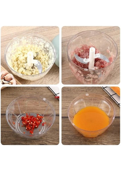 900 ml 900/500 ml Sarımsak Kıyıcı Manuel Döndür Sebze Kesici Kıyıcı Dilimleme Meyve Sarımsak Kırıcı Mutfak Gadget Karıştırıcılar Kıyma Makinesi (Yurt Dışından) indirimleri