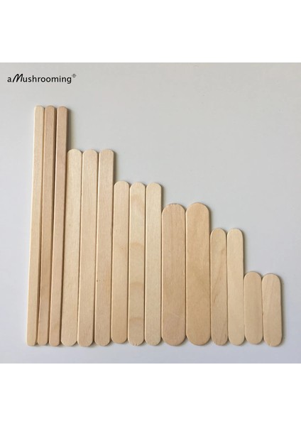 93X10MM 50 Adet Çikolatalı Dondurma Çubukları Doğal Ahşap Popsicle Cakesicle Sopa Silikon Kalıp Için El Yapımı Buz Lolly Lolipop Araçları (Yurt Dışından)