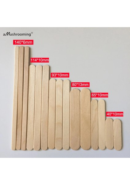 93X10MM 50 Adet Çikolatalı Dondurma Çubukları Doğal Ahşap Popsicle Cakesicle Sopa Silikon Kalıp Için El Yapımı Buz Lolly Lolipop Araçları (Yurt Dışından) modelleri