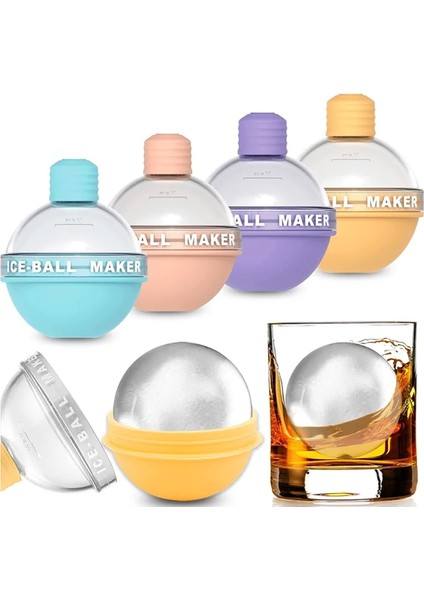 Pembe Yaratıcı Silikon Buz Topu Kalıp Viski Küresel Buz Küpü Ampuller Buz Kalıp Gıda Sınıfı Buz Küpü Topu Makinesi Kalıp Bar Araçları (Yurt Dışından) modelleri