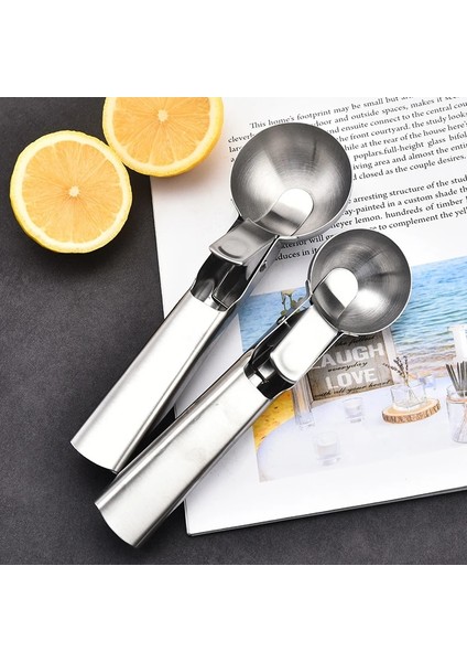 L Dondurma Kaşık Paslanmaz Çelik Dondurma Kazıcı Yapışmaz Meyve Buz Topu Makinesi Karpuz Dondurma Kaşığı Aracı (Yurt Dışından) fiyatları