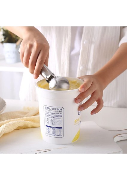 L Dondurma Kaşık Paslanmaz Çelik Dondurma Kazıcı Yapışmaz Meyve Buz Topu Makinesi Karpuz Dondurma Kaşığı Aracı (Yurt Dışından) fırsatları