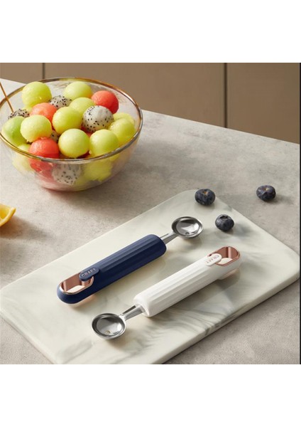 01 Karpuz Topu Kazıcı Kaşık Kolay Kalıptan Çıkarma Meyve Tabağı Topu Kazıcı Meyve Buz Topu Makinesi Paslanmaz Çelik Buz Tepsisi Kalıp (Yurt Dışından) fırsatları