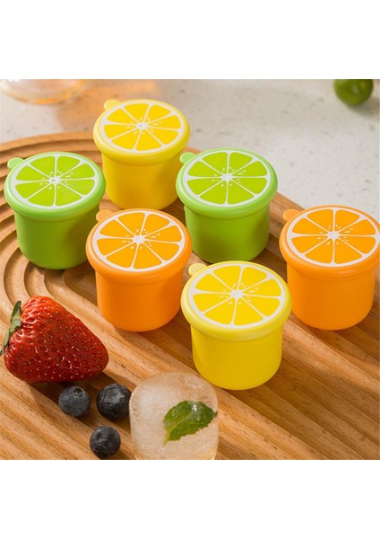 Turuncu 6 Adet/takım Yuvarlak Buz Hokeyi Buz Yapma Kalıp Silikon Buz Kafes Buz Kutusu Buz Kalıp Kapaklı Yeni Yaz Mutfak Aletleri (Yurt Dışından) indirimleri