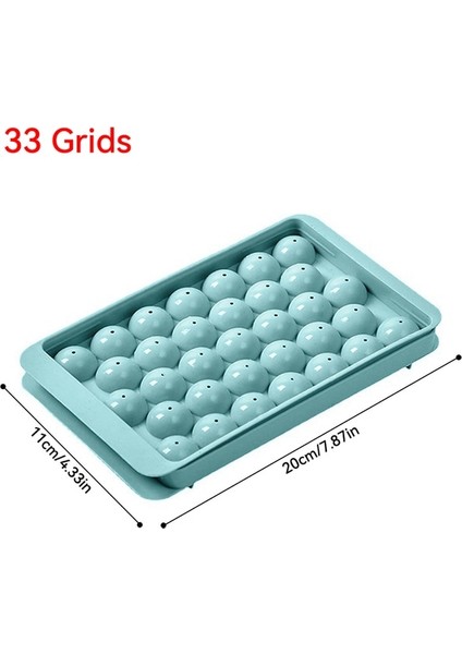 D1-L-20X11CM Yuvarlak Buz Küpü Kalıp Buz Küpü Tepsi Gıda Sınıfı Buz Küpü Yapma Kalıp Dondurma Parti Viski Soğuk Içecek Mutfak Aletleri Pp Kalıp (Yurt Dışından)