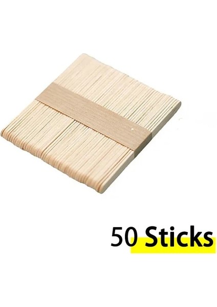 50 Adet Sopa Dondurma Kalıpları Silikon Gıda Sınıfı Buz Pop Küp Popsicle Kalıp Sopalarla Tatlı Dıy Magnum Kek Kalıbı Dondurma Yapma Makinesi (Yurt Dışından)